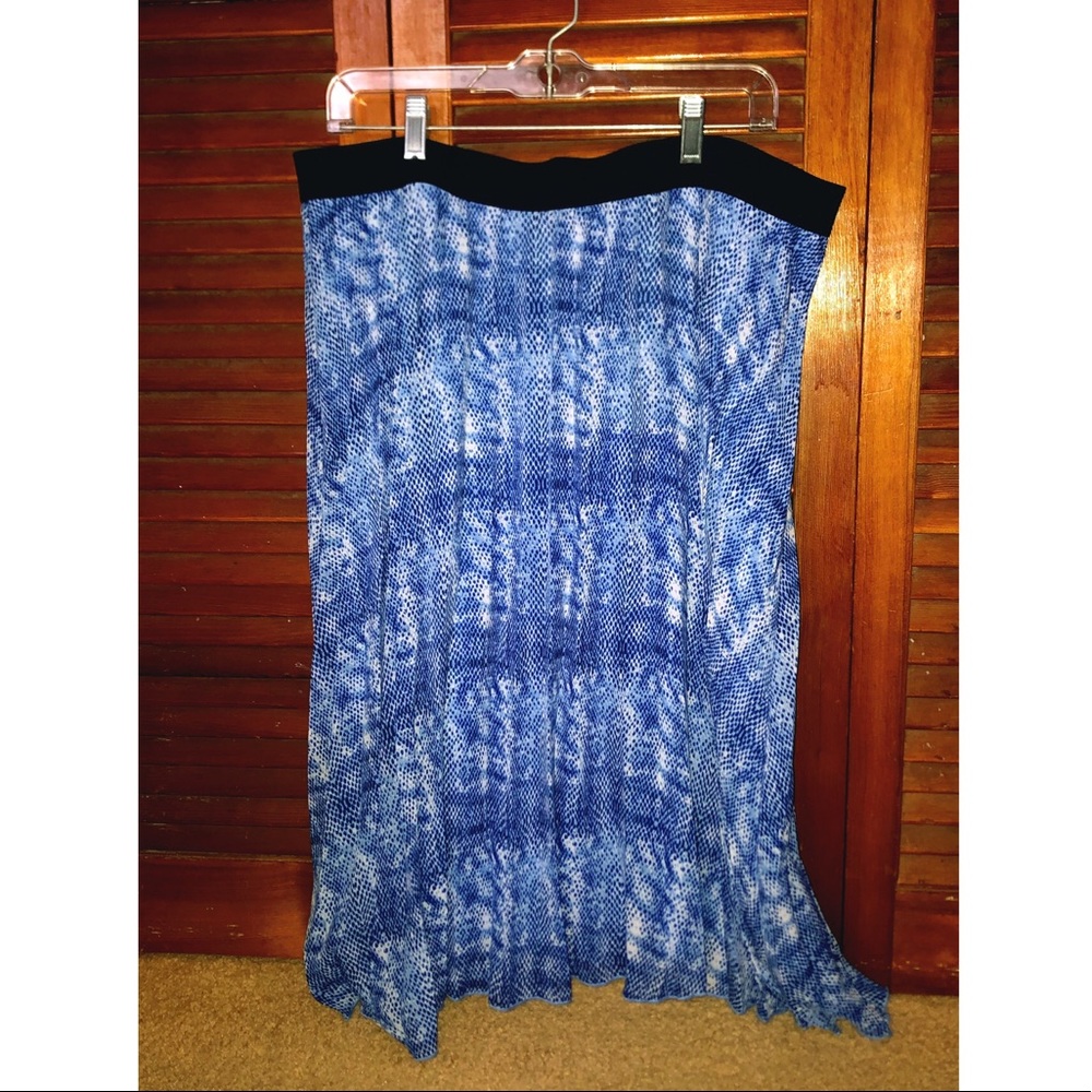 Blue Maxi Skirt